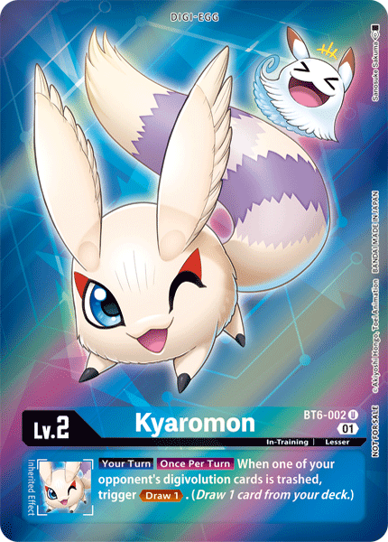 Kyaromon [BT6-002] (Alternative Art - Box Topper) [Double Diamond] | Play N Trade Winnipeg