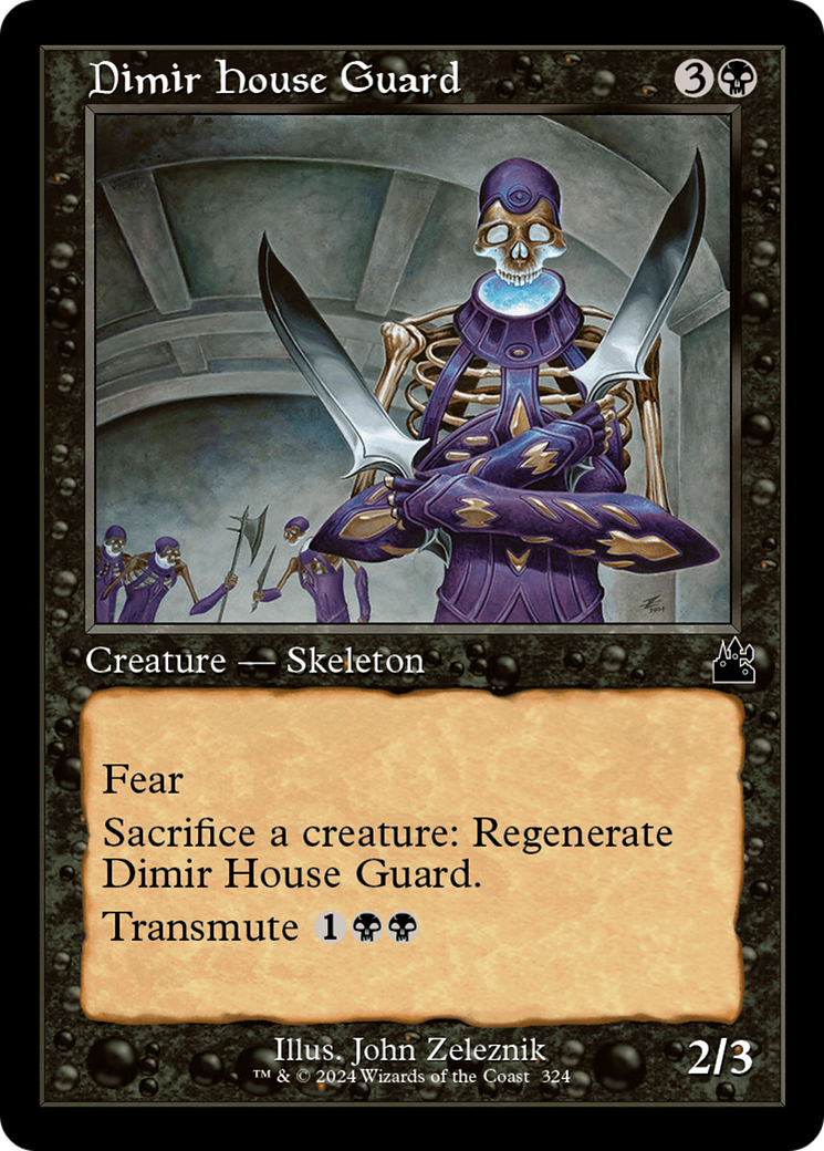 Dimir House Guard (Retro Frame) [Ravnica Remastered] | Play N Trade Winnipeg