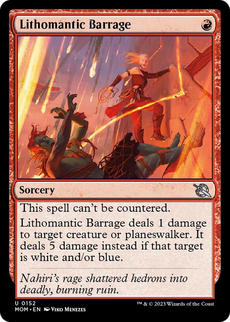 Lithomantic Barrage [March of the Machine] | Play N Trade Winnipeg