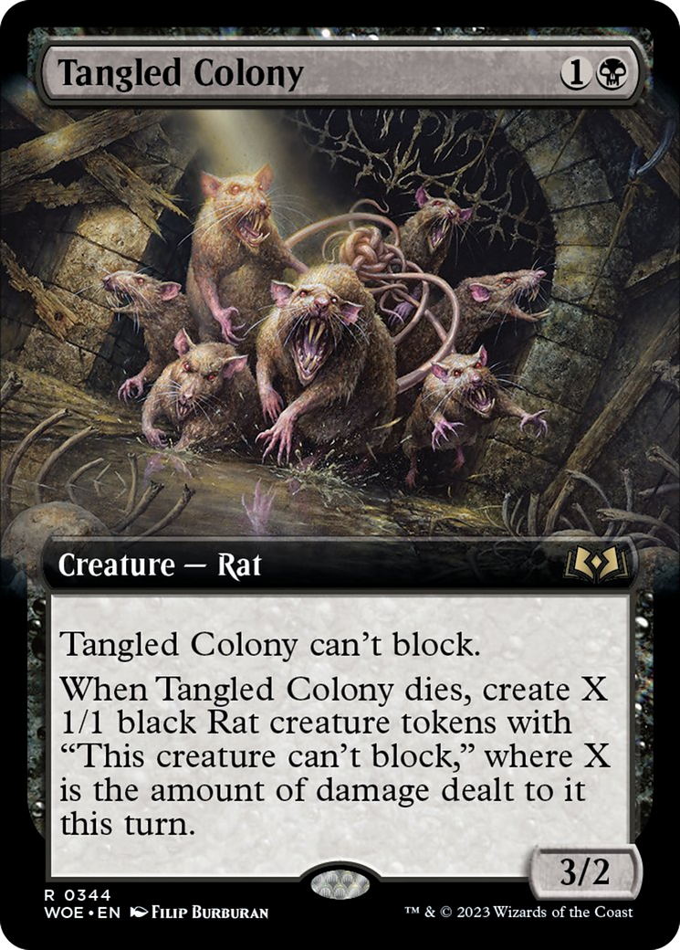 Tangled Colony (Extended Art) [Wilds of Eldraine] | Play N Trade Winnipeg