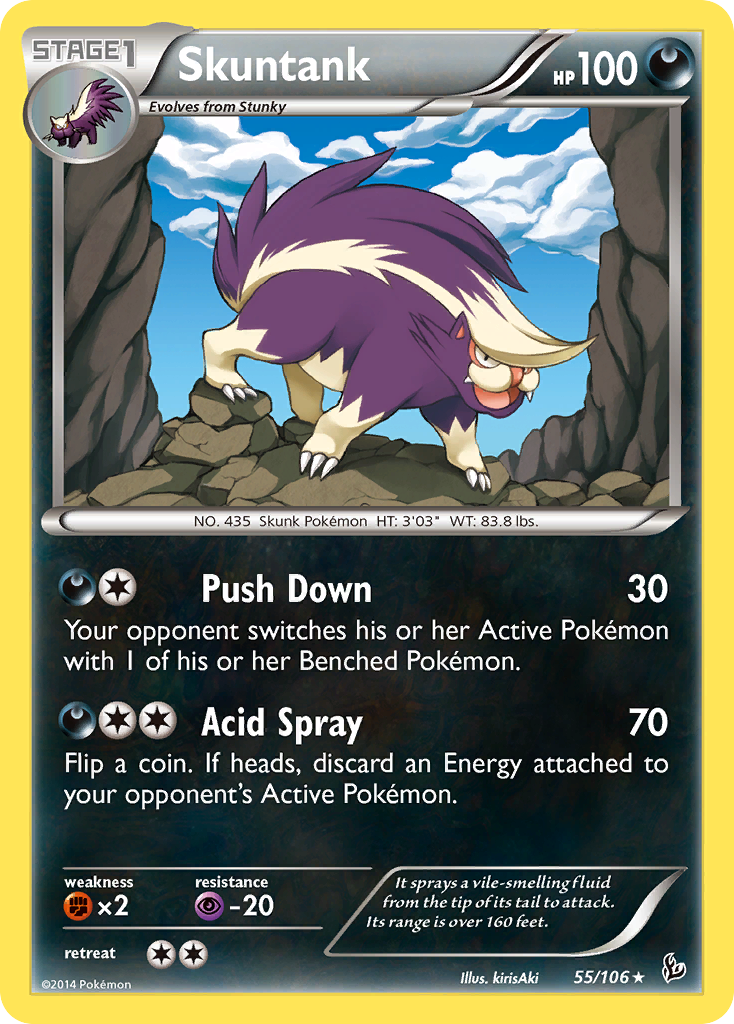 Skuntank (55/106) [XY: Flashfire] | Play N Trade Winnipeg