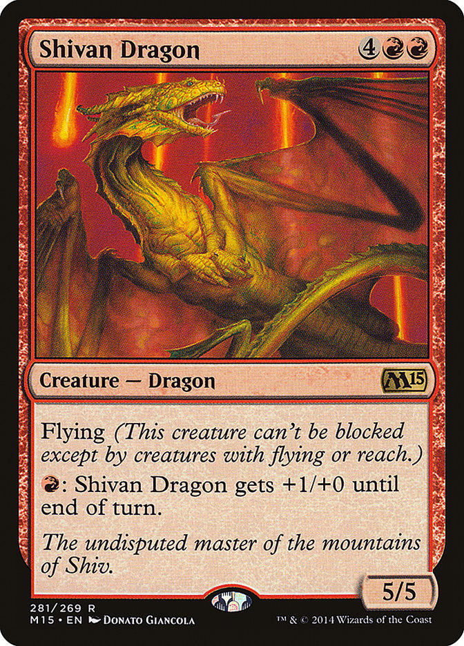 Shivan Dragon [Magic 2015] | Play N Trade Winnipeg