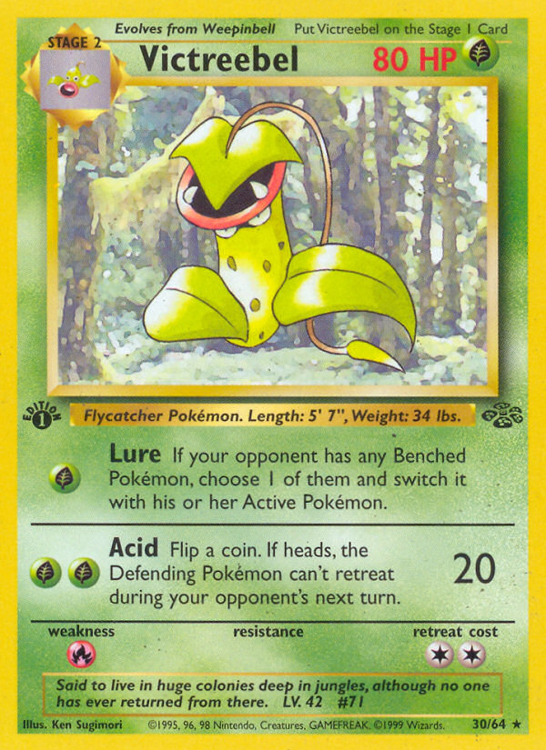 Victreebel (30/64) [Jungle 1st Edition] | Play N Trade Winnipeg