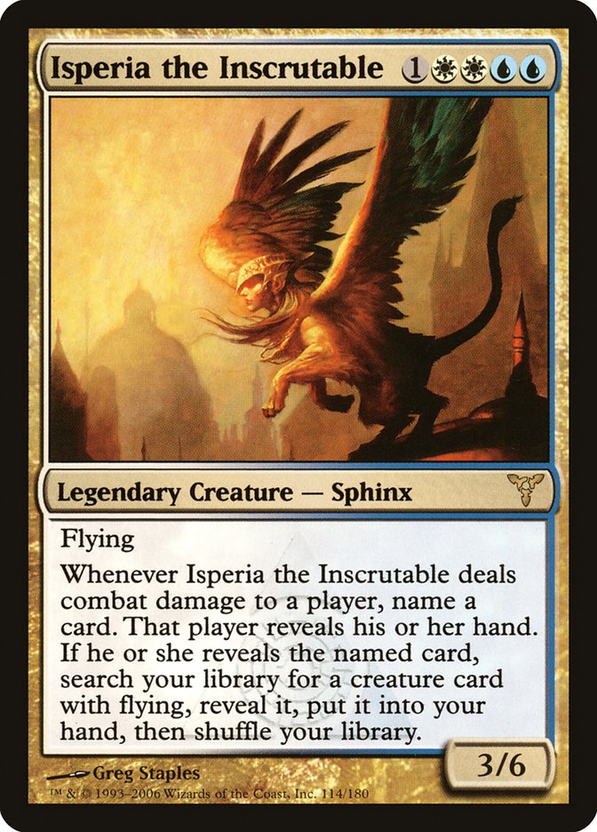 Isperia the Inscrutable [Dissension] | Play N Trade Winnipeg