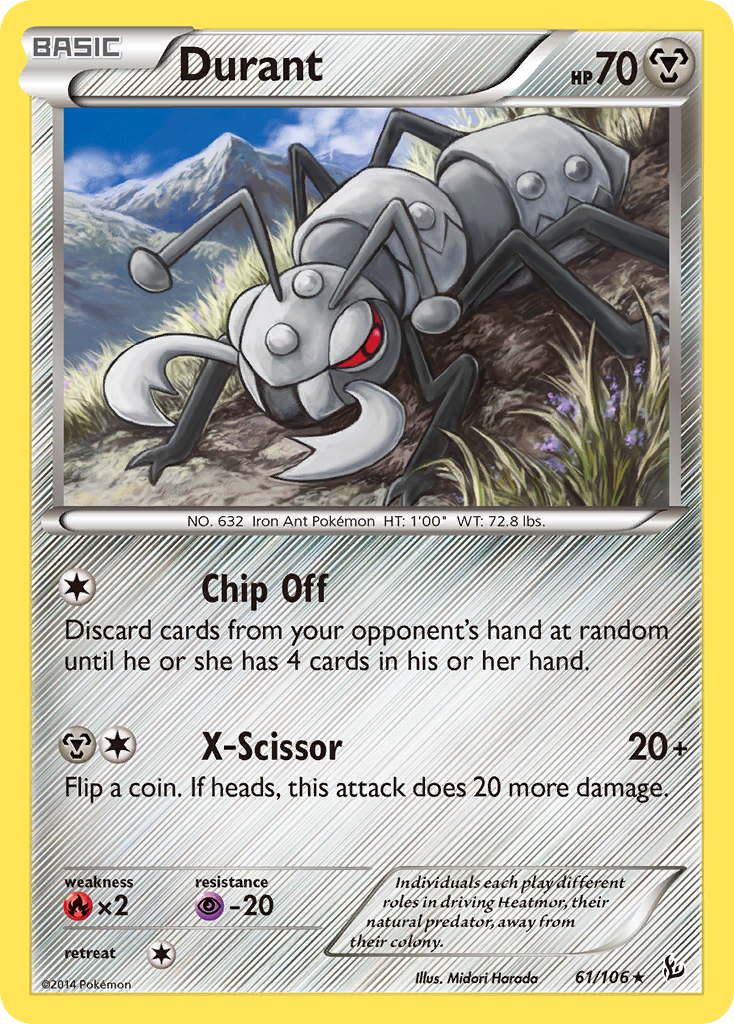 Durant (61/106) [XY: Flashfire] | Play N Trade Winnipeg