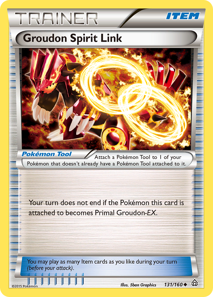 Groudon Spirit Link (131/160) [XY: Primal Clash] | Play N Trade Winnipeg