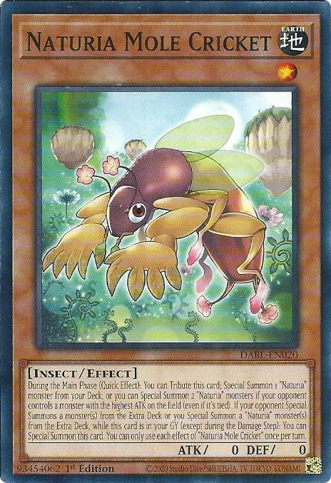 Naturia Mole Cricket [DABL-EN020] Common | Play N Trade Winnipeg