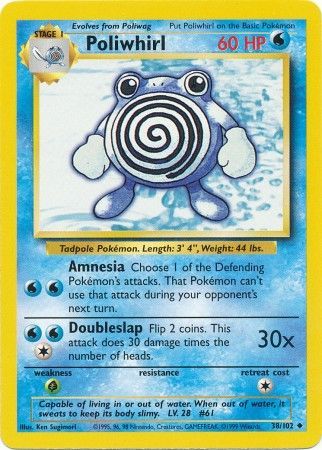 Poliwhirl (38/102) [Base Set Unlimited] | Play N Trade Winnipeg