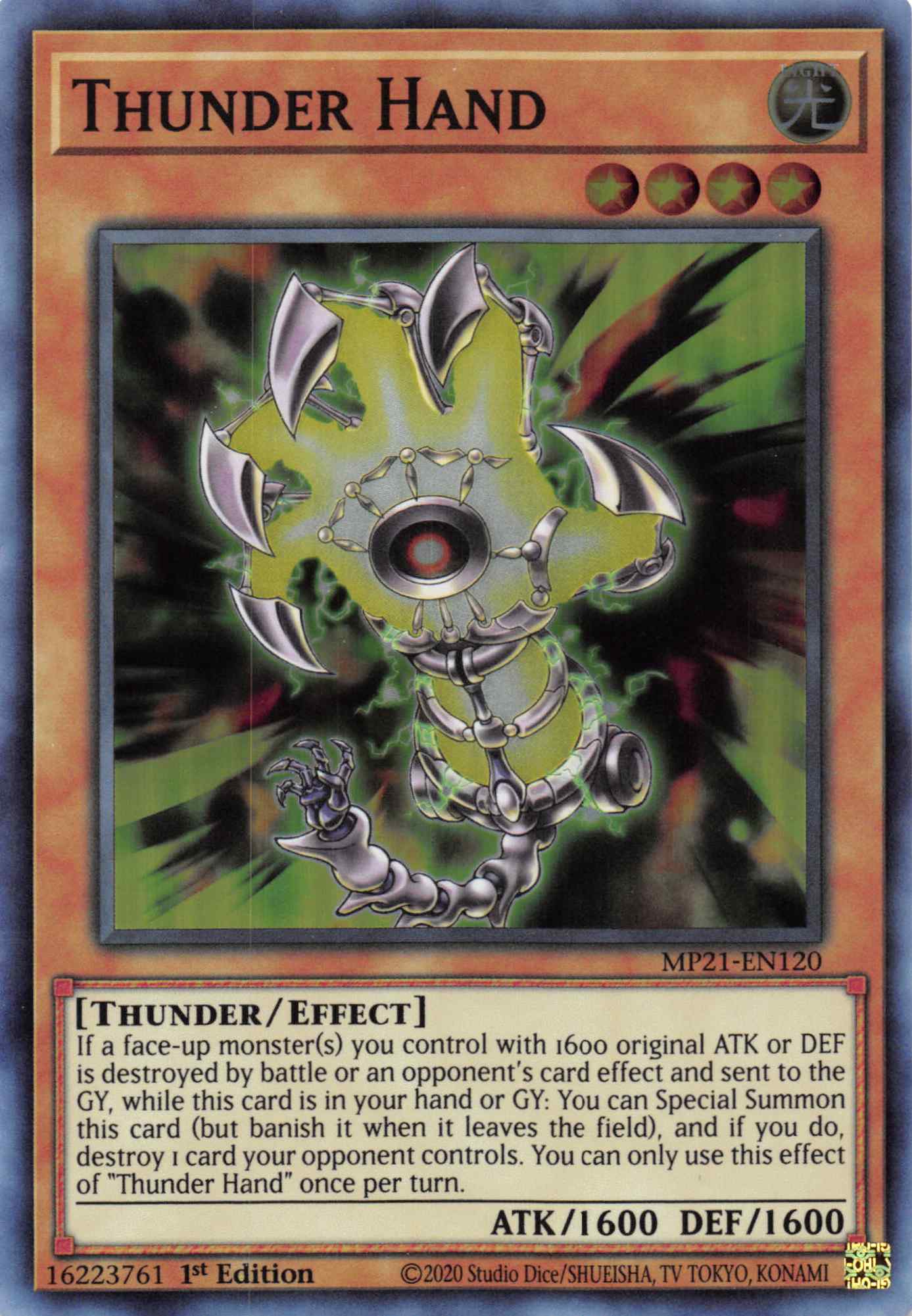 Thunder Hand [MP21-EN120] Super Rare | Play N Trade Winnipeg