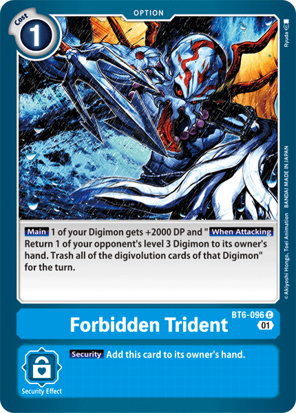 Forbidden Trident [BT6-096] [Double Diamond] | Play N Trade Winnipeg