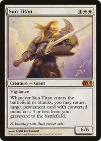 Sun Titan (M11) [Oversize Cards] | Play N Trade Winnipeg