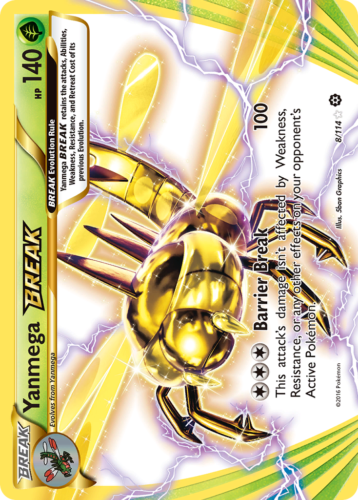 Yanmega BREAK (8/114) [XY: Steam Siege] | Play N Trade Winnipeg