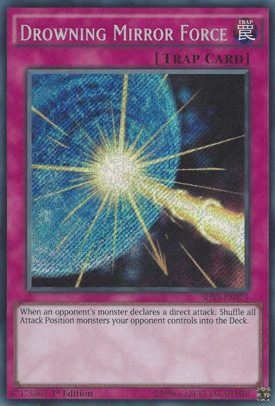 Drowning Mirror Force [SHVI-EN075] Secret Rare | Play N Trade Winnipeg