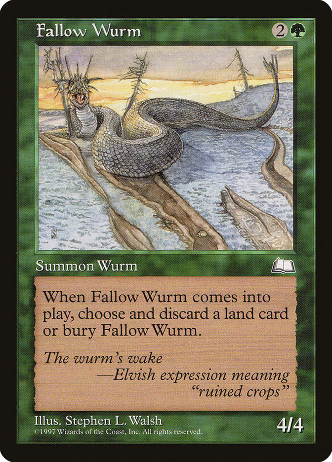 Fallow Wurm [Weatherlight] | Play N Trade Winnipeg