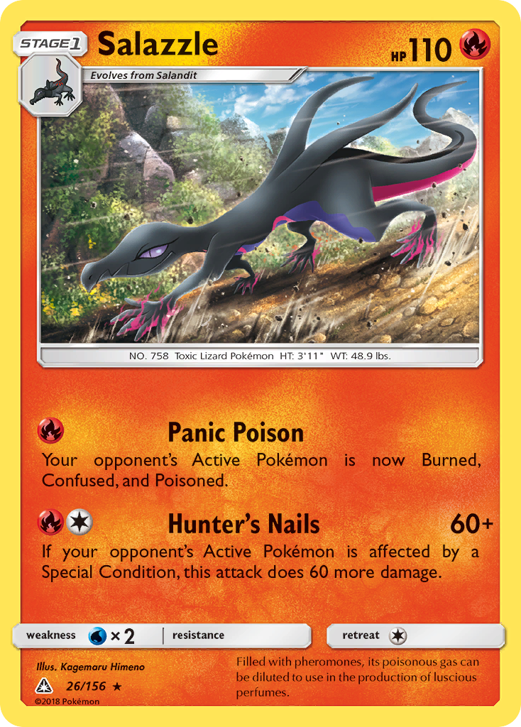 Salazzle (26/156) [Sun & Moon: Ultra Prism] | Play N Trade Winnipeg