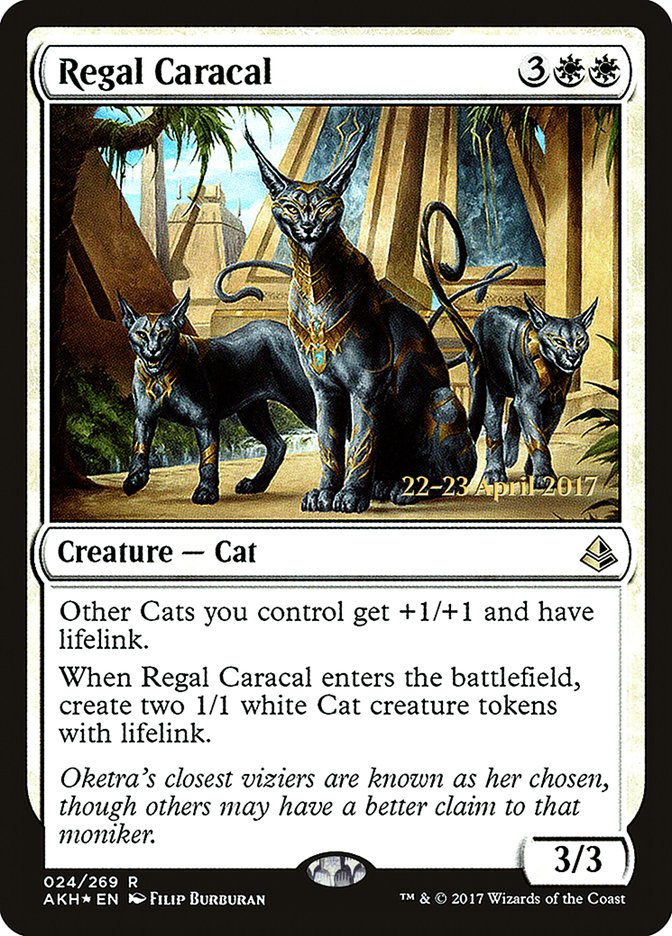 Regal Caracal  [Amonkhet Prerelease Promos] | Play N Trade Winnipeg