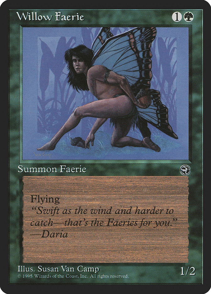 Willow Faerie (Daria Flavor Text) [Homelands] | Play N Trade Winnipeg