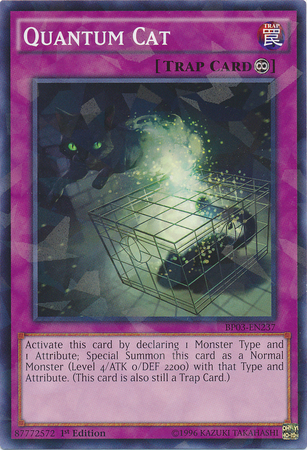 Quantum Cat [BP03-EN237] Shatterfoil Rare | Play N Trade Winnipeg