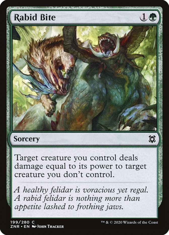 Rabid Bite [Zendikar Rising] | Play N Trade Winnipeg