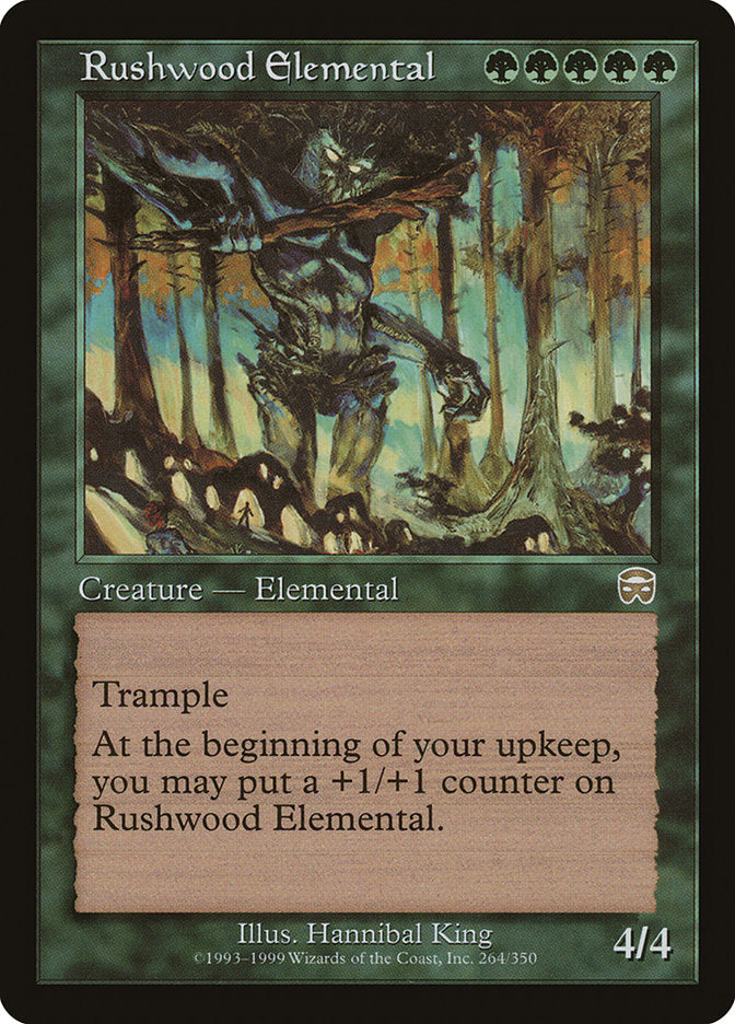 Rushwood Elemental [Mercadian Masques] | Play N Trade Winnipeg