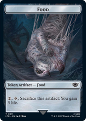Food // Wraith Double-Sided Token [The Lord of the Rings: Tales of Middle-Earth Commander Tokens] | Play N Trade Winnipeg