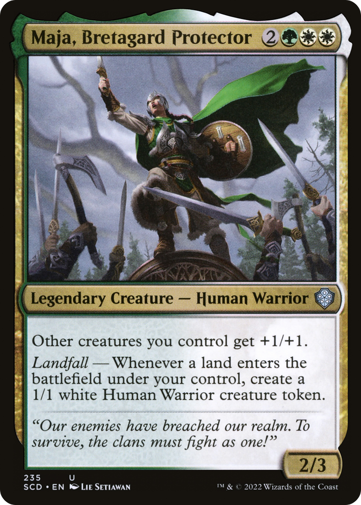 Maja, Bretagard Protector [Starter Commander Decks] | Play N Trade Winnipeg