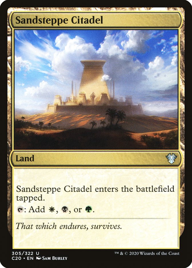 Sandsteppe Citadel [Commander 2020] | Play N Trade Winnipeg