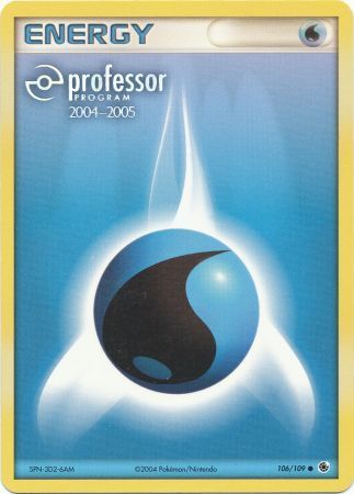 Water Energy (106/109) (2004 2005) [Professor Program Promos] | Play N Trade Winnipeg