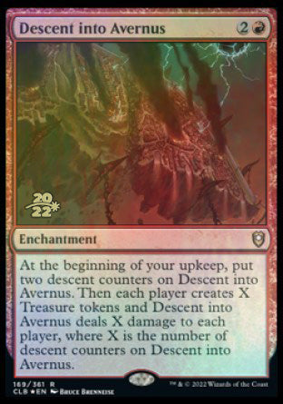 Descent into Avernus [Commander Legends: Battle for Baldur's Gate Prerelease Promos] | Play N Trade Winnipeg