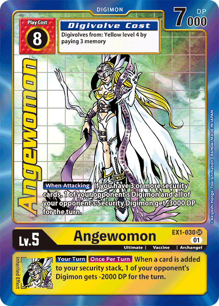 Angewomon [EX1-030] (Alternate Art) [Classic Collection] | Play N Trade Winnipeg