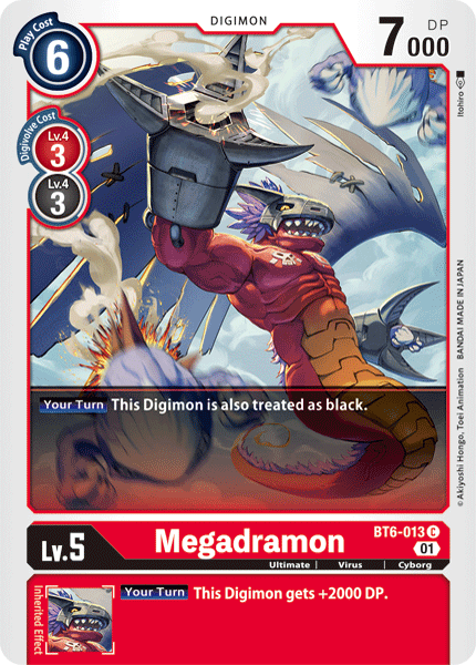 Megadramon [BT6-013] [Double Diamond] | Play N Trade Winnipeg