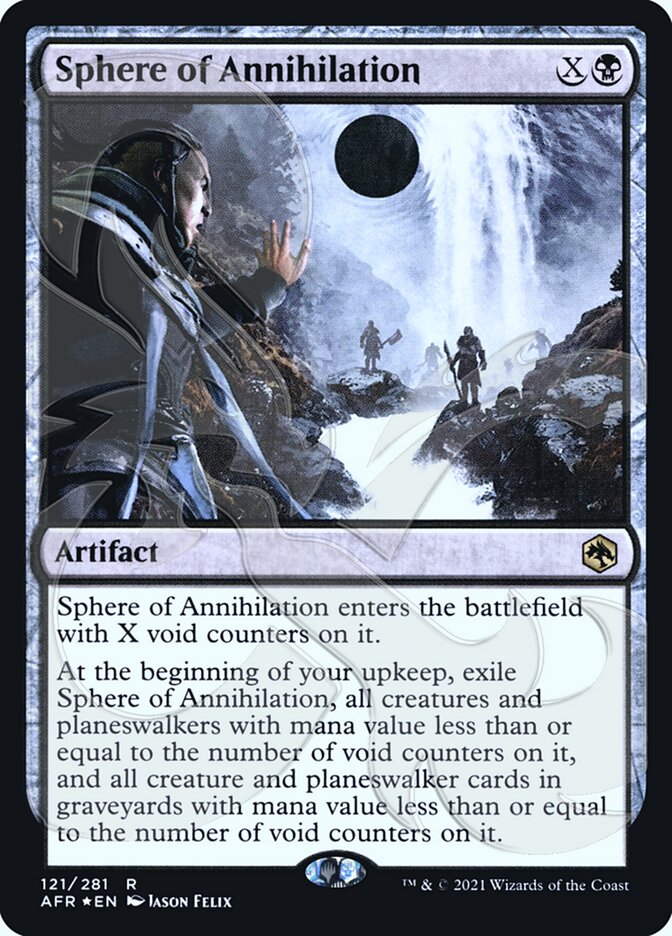 Sphere of Annihilation (Ampersand Promo) [Dungeons & Dragons: Adventures in the Forgotten Realms Promos] | Play N Trade Winnipeg