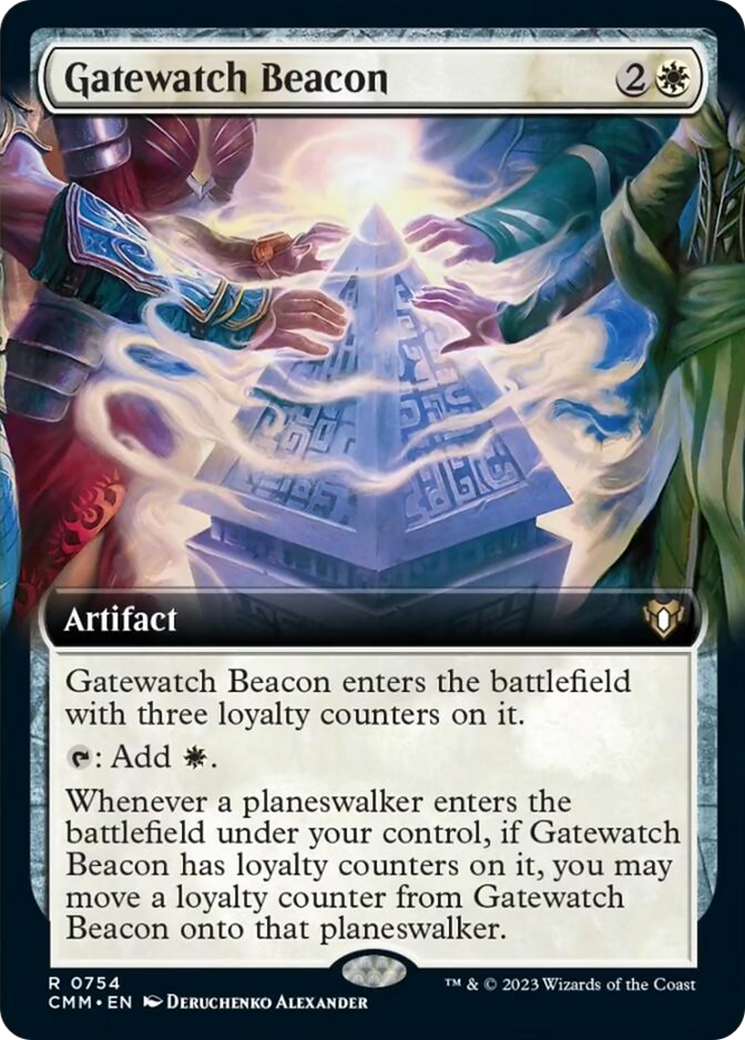 Gatewatch Beacon (Extended Art) [Commander Masters] | Play N Trade Winnipeg