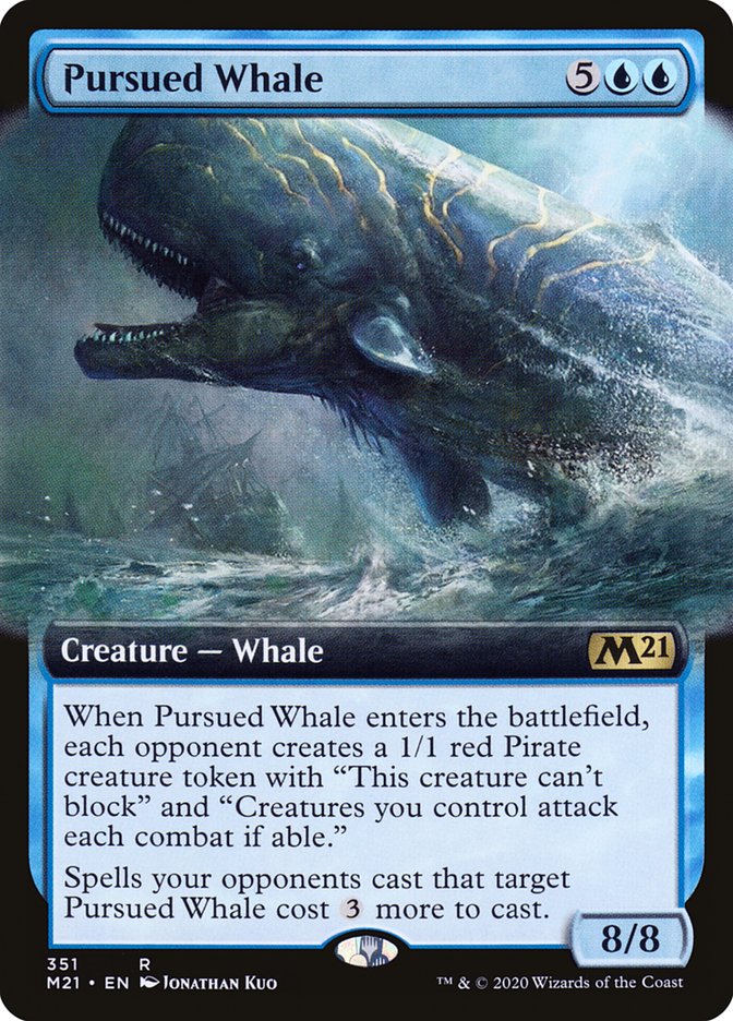 Pursued Whale (Extended) [Core Set 2021] | Play N Trade Winnipeg