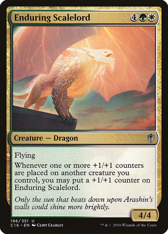 Enduring Scalelord [Commander 2016] | Play N Trade Winnipeg