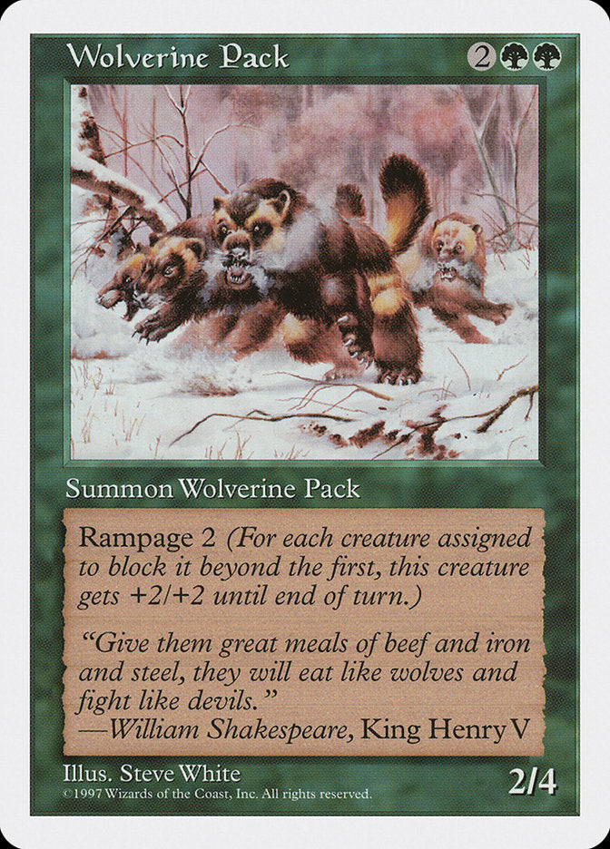 Wolverine Pack [Fifth Edition] | Play N Trade Winnipeg