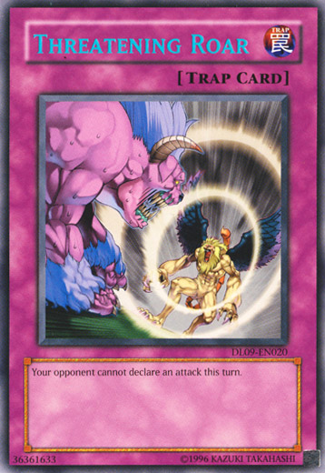 Threatening Roar (Blue) [DL09-EN020] Rare | Play N Trade Winnipeg