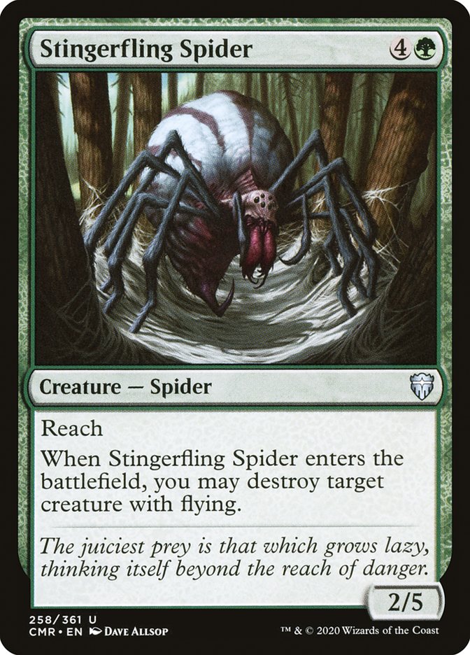 Stingerfling Spider [Commander Legends] | Play N Trade Winnipeg