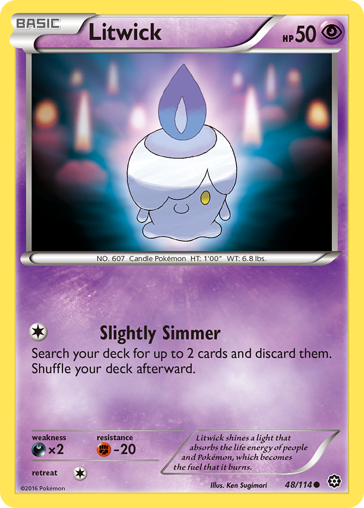 Litwick (48/114) [XY: Steam Siege] | Play N Trade Winnipeg