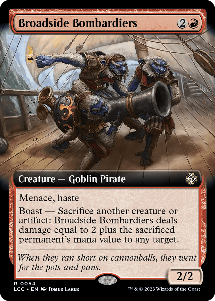 Broadside Bombardiers (Extended Art) [The Lost Caverns of Ixalan Commander] | Play N Trade Winnipeg