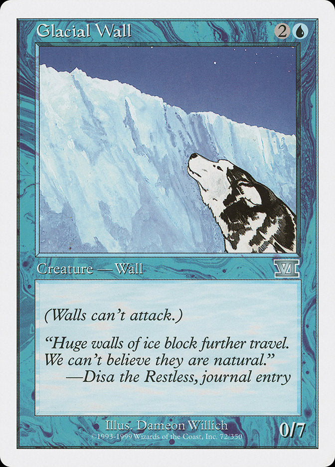 Glacial Wall [Classic Sixth Edition] | Play N Trade Winnipeg