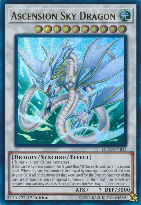 Ascension Sky Dragon [LEHD-ENB34] Ultra Rare | Play N Trade Winnipeg