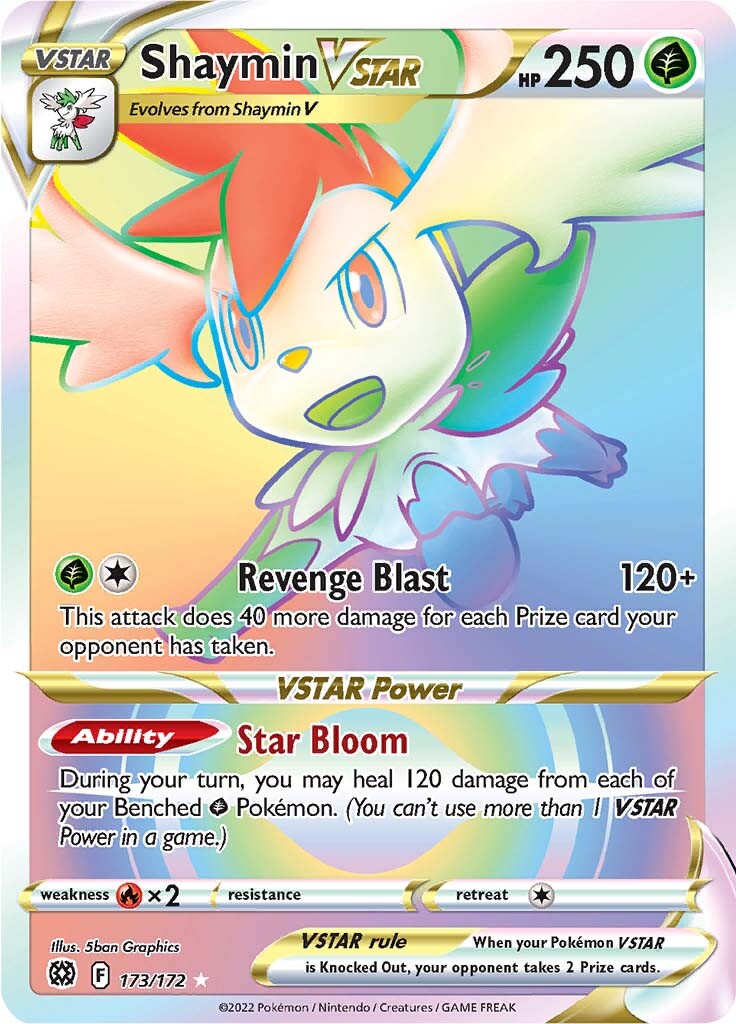 Shaymin VSTAR (173/172) [Sword & Shield: Brilliant Stars] | Play N Trade Winnipeg