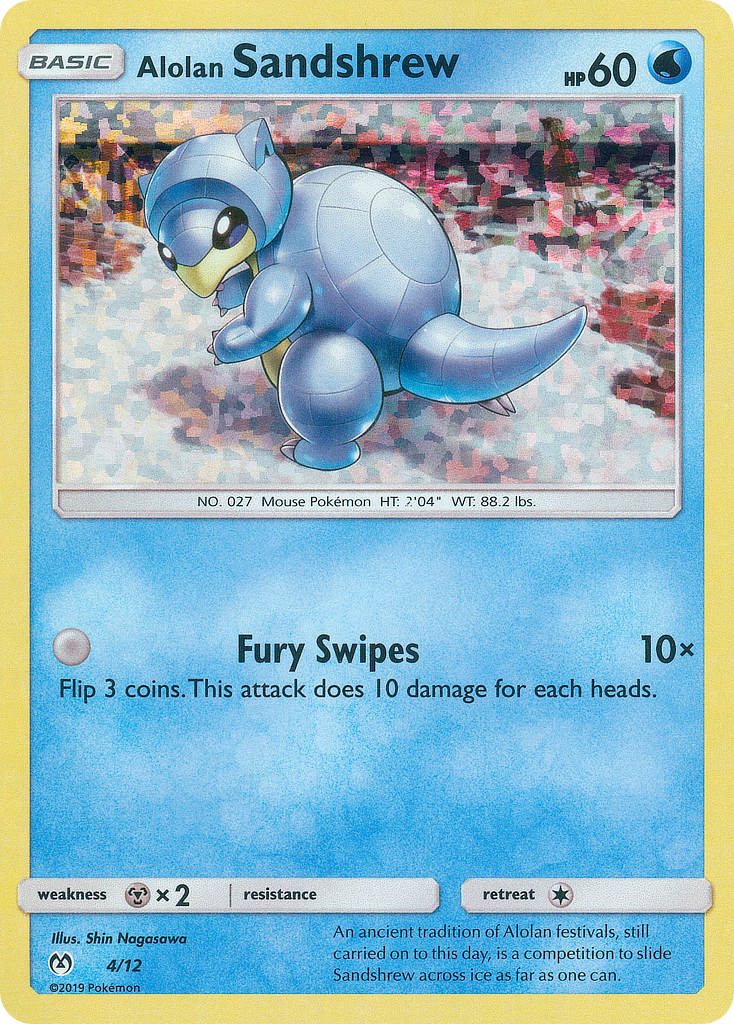 Alolan Sandshrew (4/12) [McDonald's Promos: 2019 Collection] | Play N Trade Winnipeg