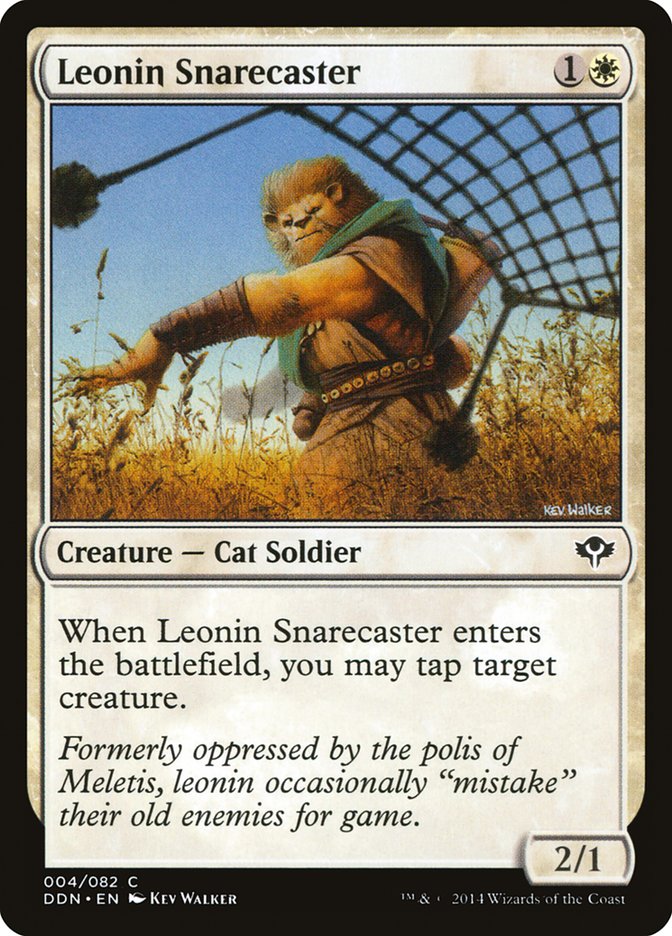 Leonin Snarecaster [Duel Decks: Speed vs. Cunning] | Play N Trade Winnipeg