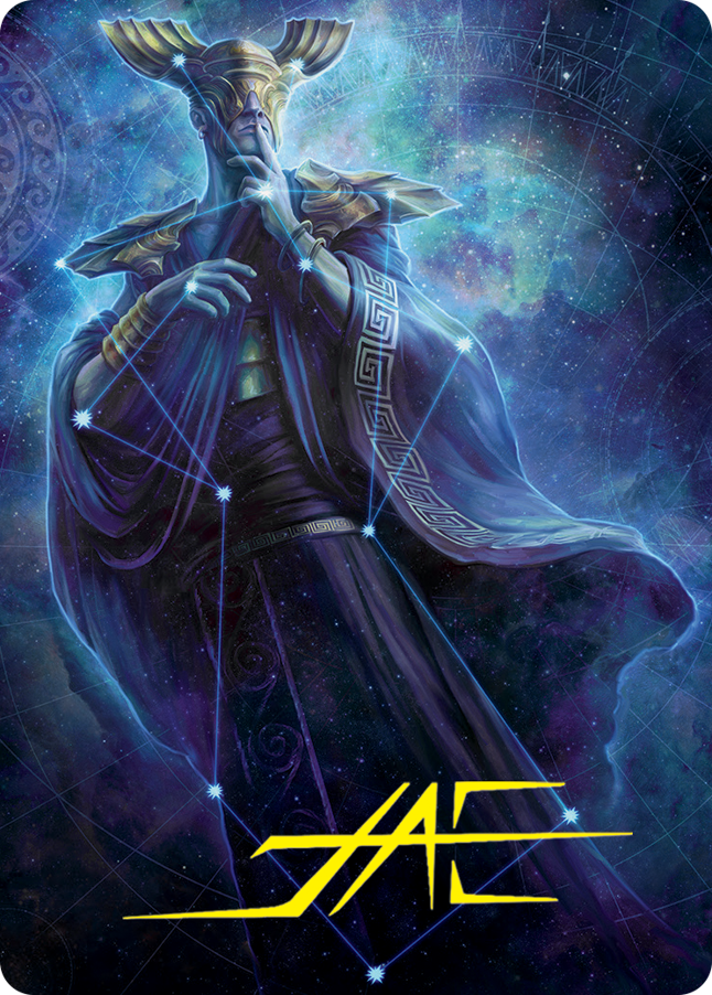 Atris, Oracle of Half-Truths Art Card (Gold-Stamped Signature) [March of the Machine Art Series] | Play N Trade Winnipeg