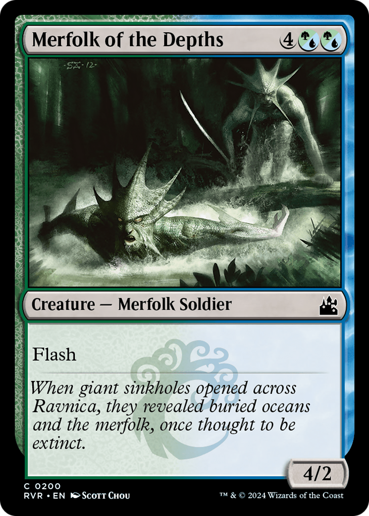 Merfolk of the Depths [Ravnica Remastered] | Play N Trade Winnipeg