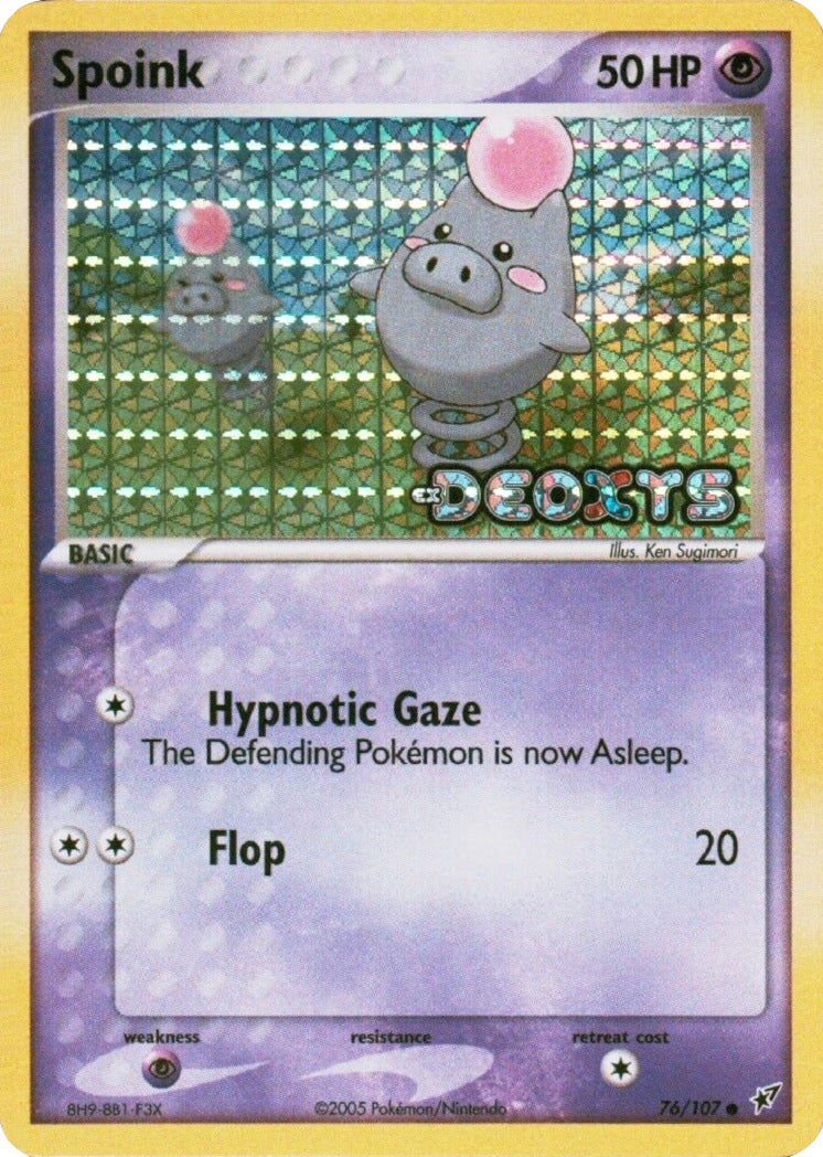 Spoink (76/107) (Stamped) [EX: Deoxys] | Play N Trade Winnipeg