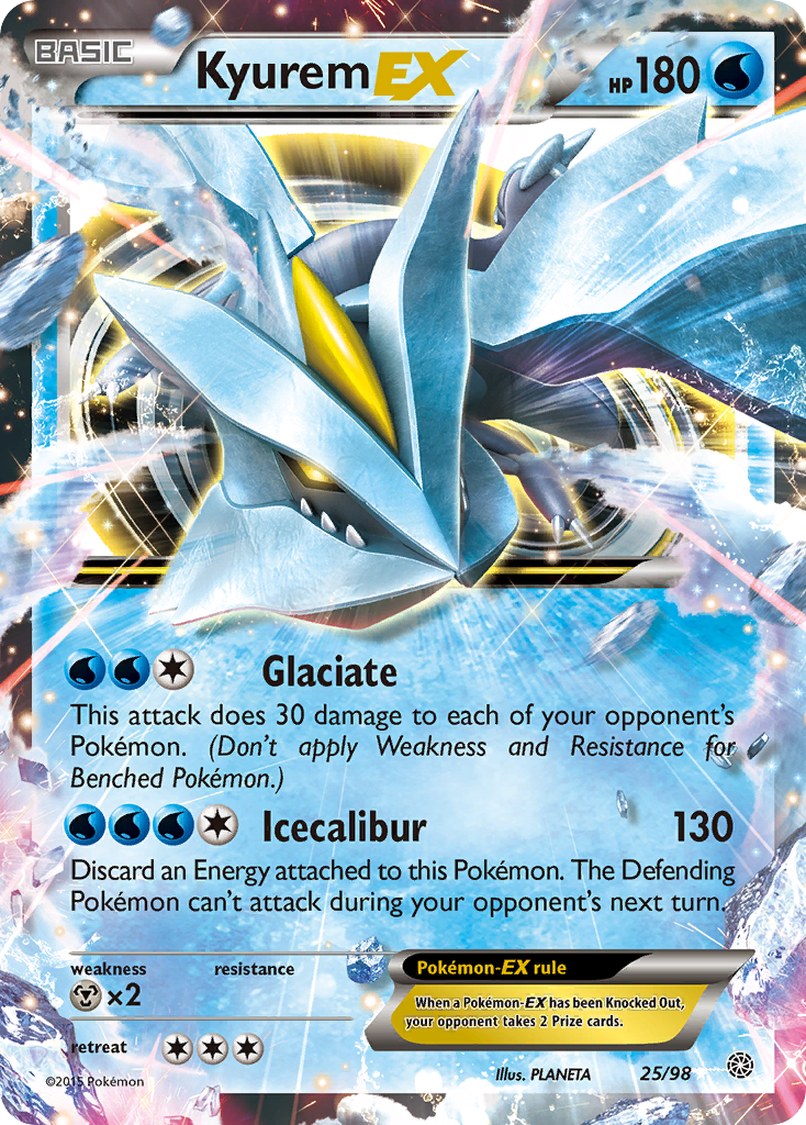 Kyurem EX (25/98) [XY: Ancient Origins] | Play N Trade Winnipeg