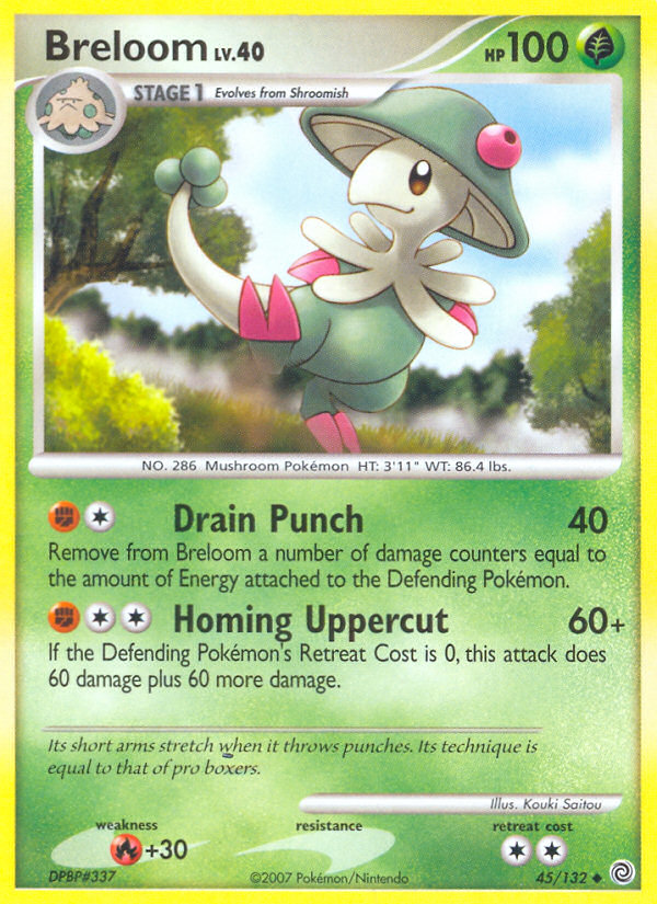 Breloom (45/132) [Diamond & Pearl: Secret Wonders] | Play N Trade Winnipeg